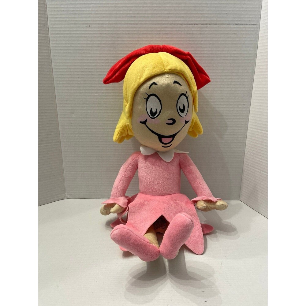 Franco Dr. Seuss the Grinch 20” Cindy Lou Super Soft Plush Cuddle Pillow New